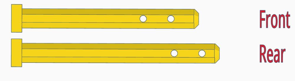 123-289 Body Post (2 pair)