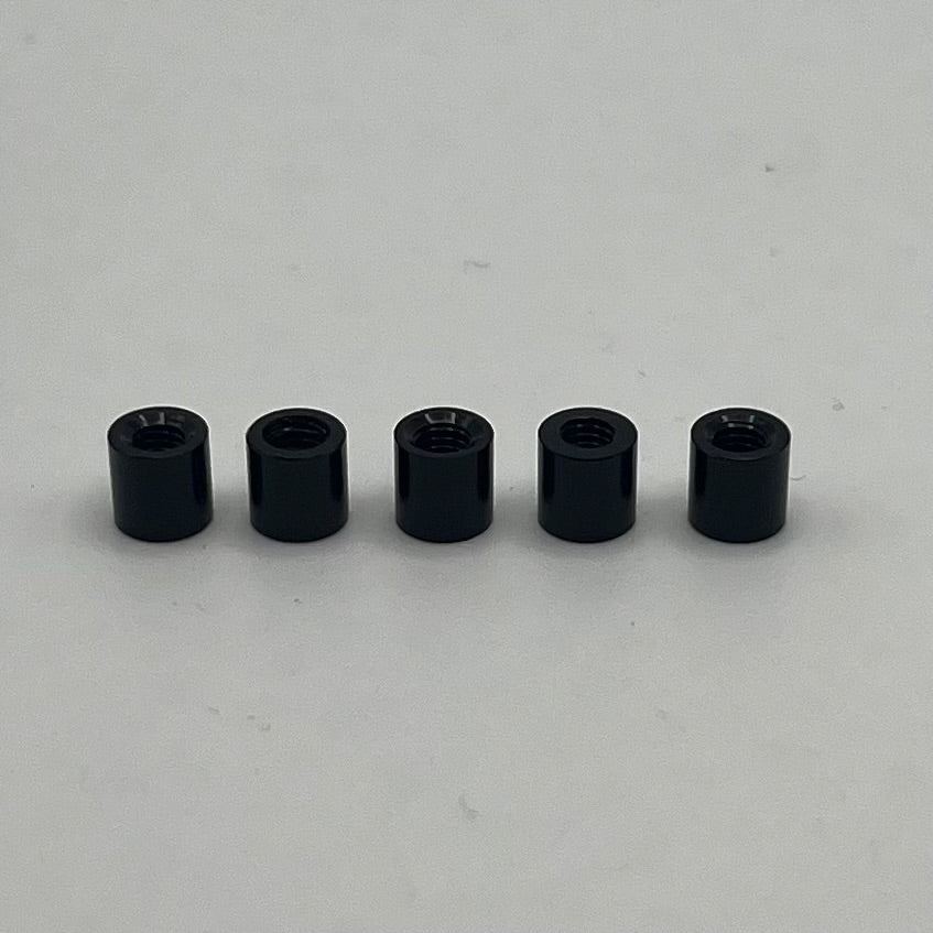 Aluminum Shock Cap Bushings - M3x5x5 TSO (5 pcs)