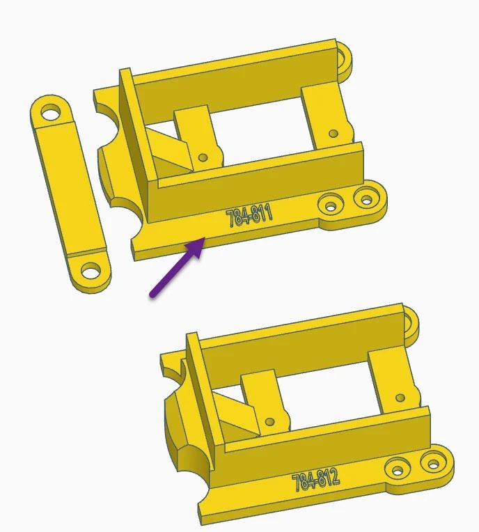 784 Shorty Battery ESC Plate — photo 2