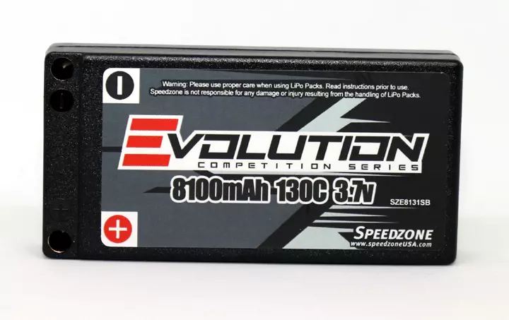 SpeedZone Evolution 3.7v 1s 8100 mAh 130C LiPo Battery