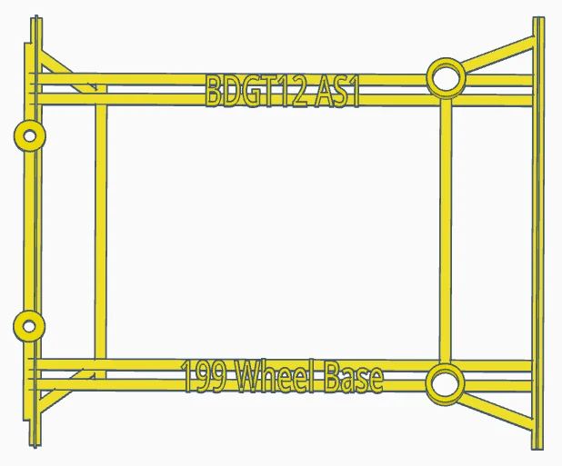 112-902 Body Template for Bitty Designs ARES-1 Body — photo 3